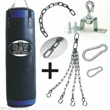 BAY® Profi Deluxe Boxsack Sandsack gefüllt 120 100 cm schwarz befüllt voll neu