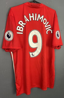 IBRAHIMOVIC #9 MENS FC MANCHESTER UNITED 2016/2017 FOOTBALL SOCCER