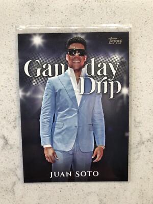 2025 Topps Series 1 Celebration Juan Soto Gameday Drip Insert #GD-11