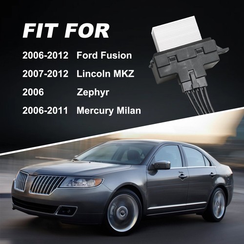 New Front HVAC Blower Motor Resistor for Ford Fusion Lincoln MKZ 2007-2012 - Picture 6 of 11