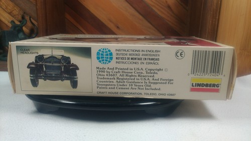 1930 Packard Roadster 1:32 Scale Lindberg The Greatest Classics Model Kit - NEW - Picture 4 of 7