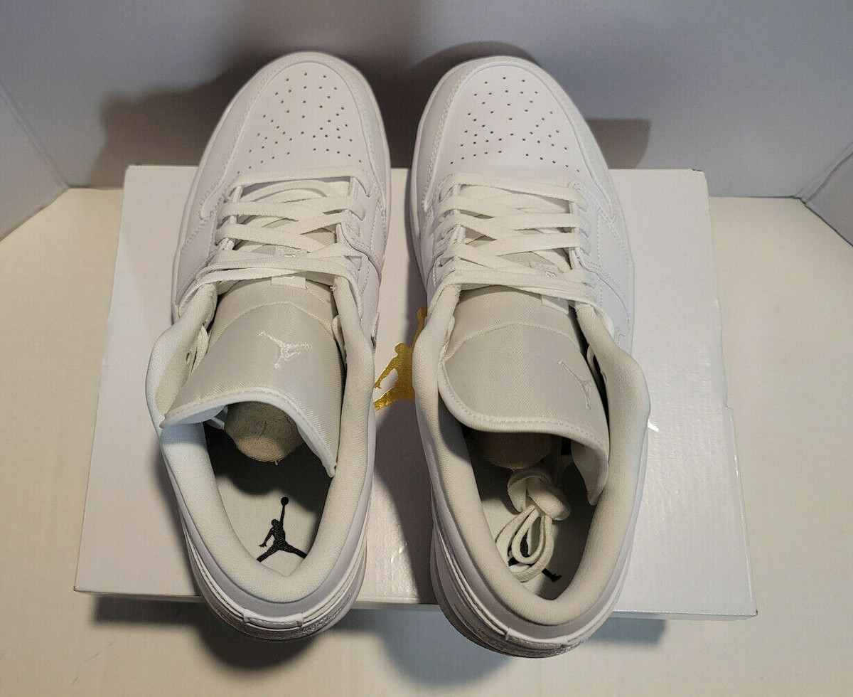 Air Jordan 1 Low 'Triple White' (AO9944 111)- US Sz 12W / 10.5M