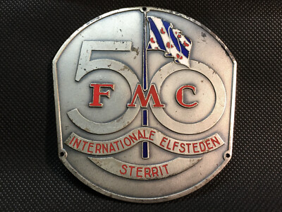 Auto Badge FMC 50 Jaar INTERNATIONALE ELFSTEDEN STERRIT (1914-1964) Plakette