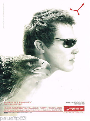 ADVERTISING ADVERTISING 065 2006 CEBE sunglasses RDER AURELIEN DUCROZ