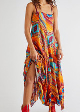 Free People NEW Size Small GORGEOUS Sahara Desert Maxi Dress