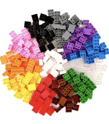 Strictly Briks Colour Builder Set 204 Stück Baustein Duplo kompatibel Vorbau