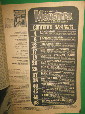 Famous Monsters Magazine #165 July 1980 - The Empire Strikes Back