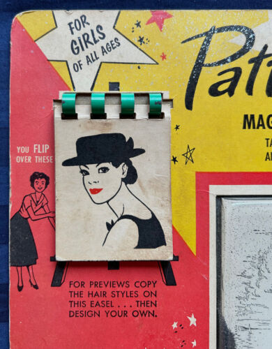 Patti Petite Magnetic Beauty Parlor Toy Includes Magnetic Comb Vintage - Picture 3 of 16