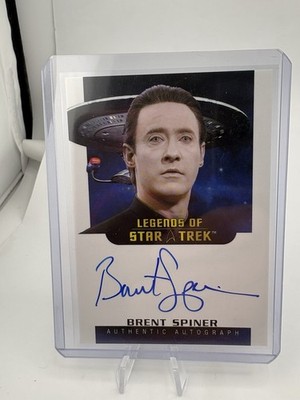 2026 Star Trek Connections LA40 Brent Spiner as Lt. Comma Data Legends Autograph