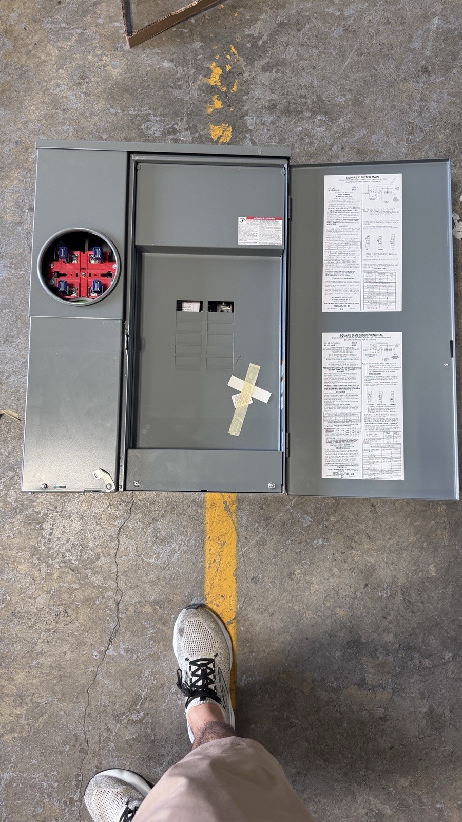 Square D SC12L200S Outdoor Meter Panel - MLO - Underground