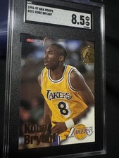 1996-97 Hoops Kobe Bryant Rookie Card #281 SGC 8.5 Graded NM-MT+. rookie card picture