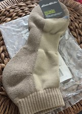 Eddie Bauer Men’s Trail Coolmax Quarter Socks - Size 6-12.5 NWT