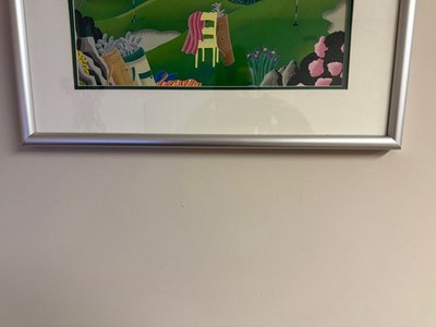 Thomas McKnight Kobe Japan Golf Mt. Rokko Framed Print - AMAZING