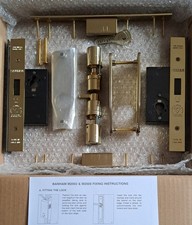 Banham High Security Mortice Hook Locks Keyed Pair OUTWARD  INWARD OPENING DOORS