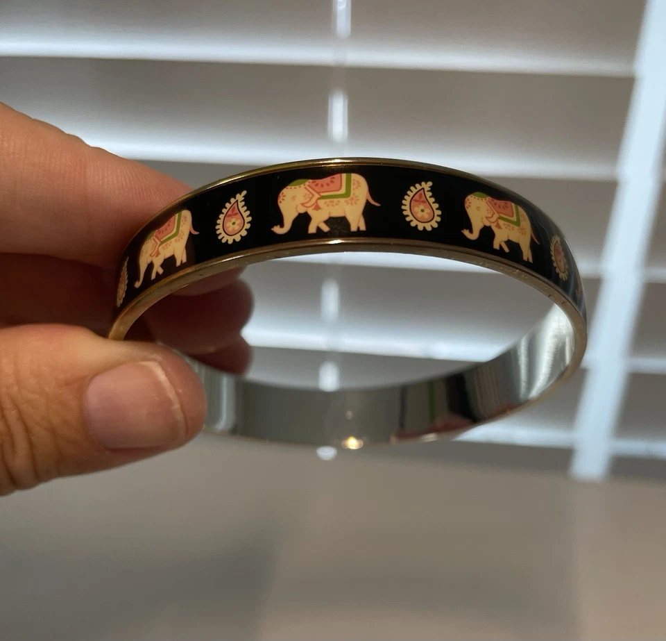 Vera Bradley Bangle Bracelet Pink Elephant Collection - Image 4 of 4