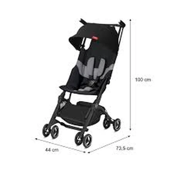 GB Pockit Compact Air All Terrain - Velvet Black