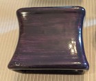 Purple Ceramic Napkin Holders Set of 8 Corona Plum Purple — photo 7