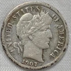 1907 Barber Dime