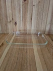Vintage Pyrex Casserole Dish 2 Qt Clear Glass Roasting Baking Pan 232-R 11x7x1.5