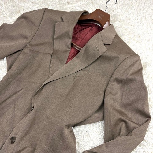 Auth Used ARMANI COLLEZIONI Beige Wool Suit Trousers Size 56 4XL Excellent JAPAN - Picture 3 of 24