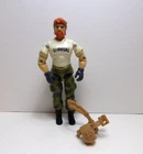 Vtg 1987 G.I. Joe Outback Survivalist Action Figure w/ Belt