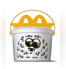 2024 McDonald's Happy Meal MONSTER BOO BUCKET Halloween Trick-or-Treat White