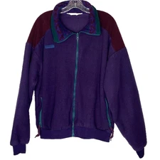 Vintage Columbia Bugaboo Purple Fleece Jacket Size XL