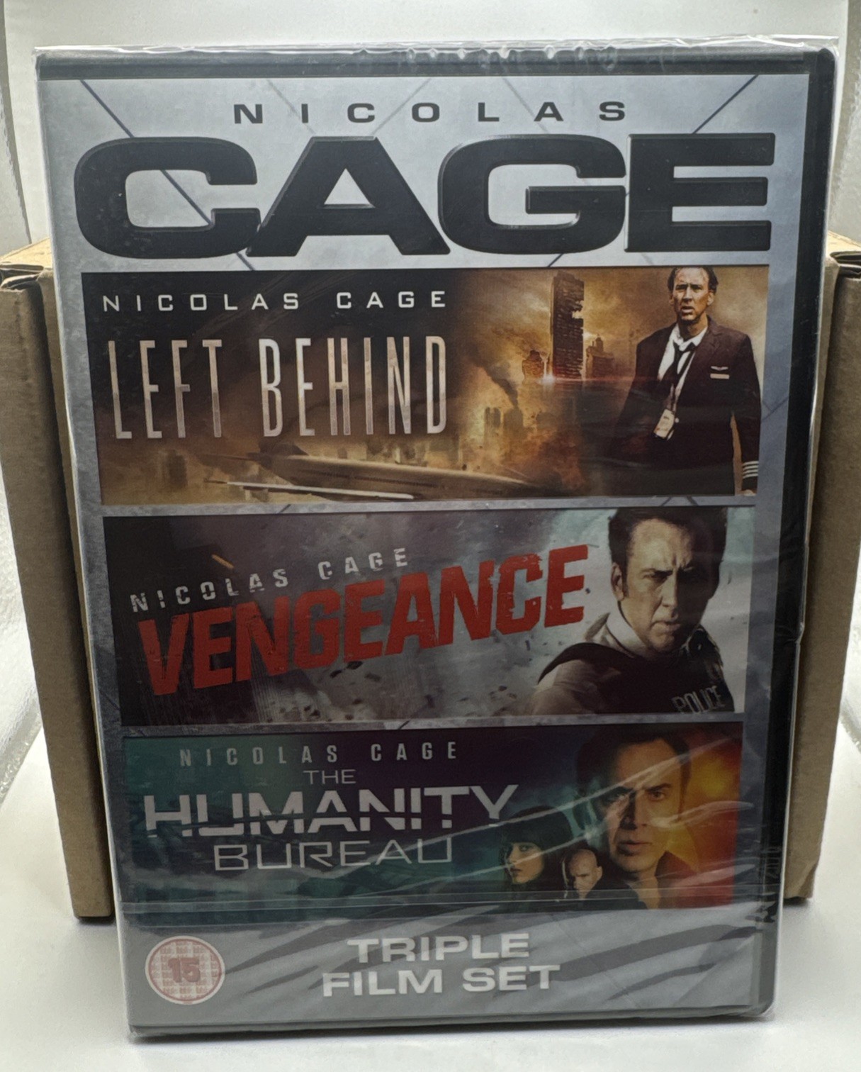 Nicolas Cage Triple Film Set DVD Brand New & Sealed **FREE P&P**