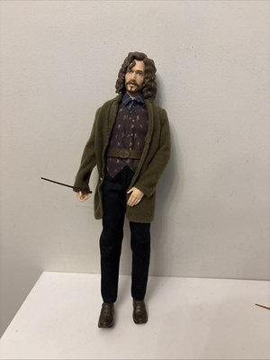 #ad Harry Potter Wizarding World Doll Figure Sirius Black Wand Boots Coat 12” Mattel GBP 13.99