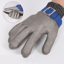 Stainless-Steel Mesh Protective Glove Knife Cut Resistant Chain Mail Work Safety