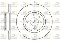 2X Bremsscheibe Roadhouse 6191.00 FüR Punto Tipo Fiat Tempra 257Mm Bravo 1 Brava