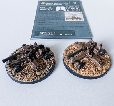 1x 40mm Bofors L60 14/45 Contested Skies Axis & Allies Miniatures