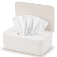 Baby Wipes Dispenser, Wipe Holder for Baby & Adult,Keeps Wet Tissue Fresh, Non-s