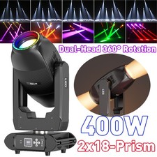 400W Double Head 360  Rotation LED Moving Head Light GOBO Beam Stage DJ Bar DMX