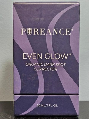 Pureance Even Glow Organic Dark Spot Corrector 1 oz / 30 mL - New / Sealed!