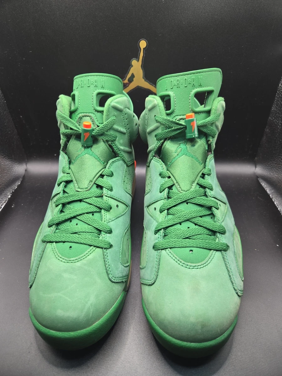 Jordan 6 Retro Green Suede Gatorade | eBay