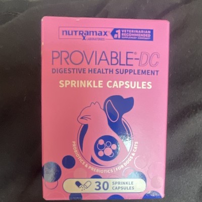 Nutramax Laboratories Proviable-DC Digestion Aid Sprinkle Capsules 30 Ct Dog/Cat