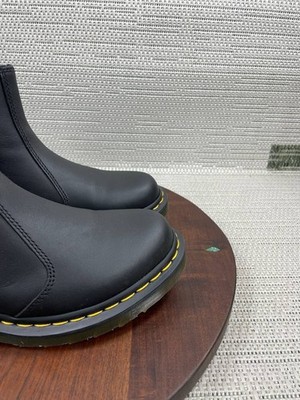 Dr Martens Chelsea Boots Mens Size 8 Us 2976 Black Smooth Leather