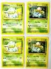 Pokemon Base Set Bulbasaur & Ivysaur WOTC 1999 Era VTG Pokémon Card TCG