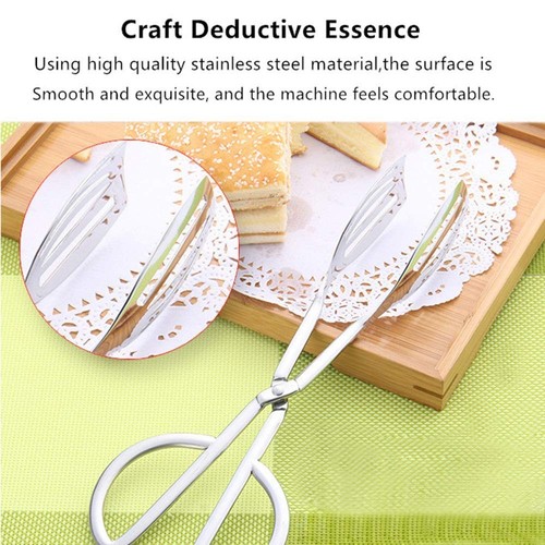 Buffet Tongs Salad Tongs Food Tongs Desserts Tongs Kitchen Tongs Stainless St... - Picture 5 of 7
