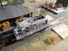 HO Roco Minitank 7th Panzer Army Half-Track Car A2213 Custom Hand Painted