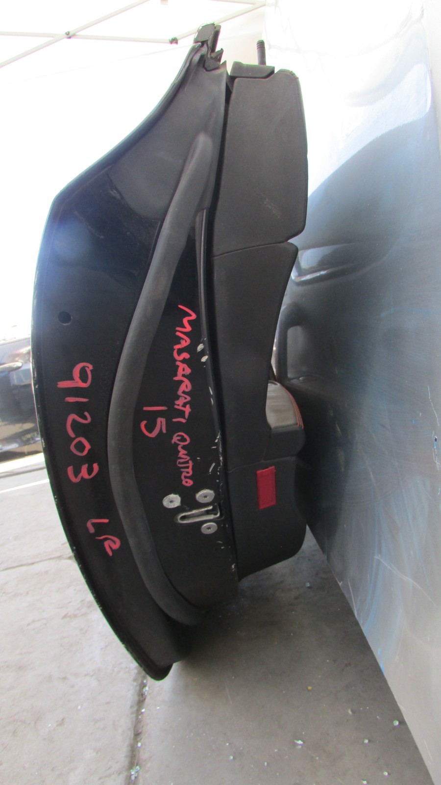 2014-2019 MASERATI QUATTROPORTE REAR LEFT DOOR SHELL ASSEMBLY BLACK OEM