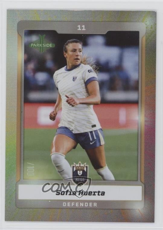 2025 Parkside NWSL Vol 2 Shimmer Foil /100 Sofia Huerta #206 0d6r