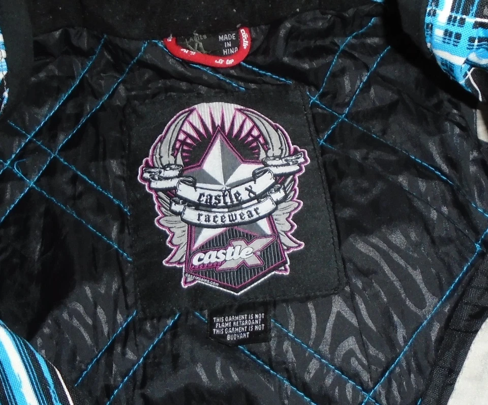 Chaqueta Castle X Twist para mujer XL azul moto de nieve XL Foto 3 de 3