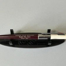 VTG Scripto 100 Ballpoint Pen Farmers Co-Op Exchange Prairie City IA Havel Y24