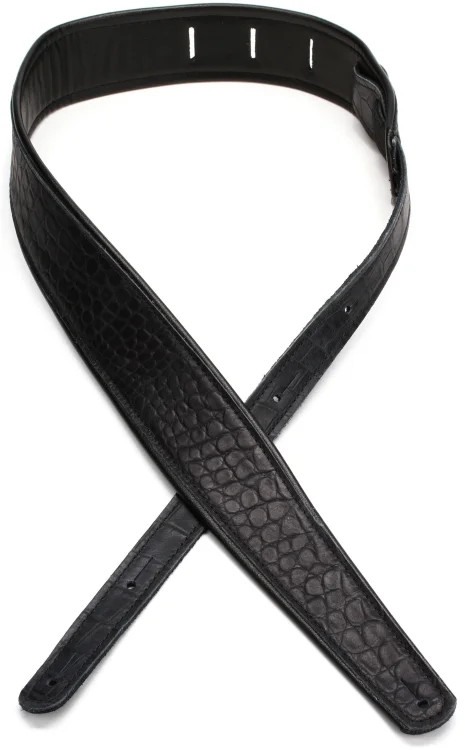 LM Products Premier Guitar Strap - Crocodile Black 7190₽