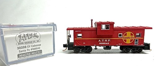 Caboose Santa Fe Full Vision Atlas 30208 escala N 999542 nuevo | Condition: New