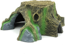 Large Resin Reptile Hide Cave Habitat Decor for Gecko, Lizard, Turtle   