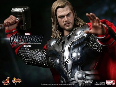 Hot ToysMovie Masterpiece Mms 175 Figure: The Avengers - Thor, 1/6 Scale