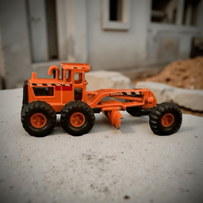 Vintage Orange Maisto Tonka Hasbro Mighty Mini Construction Set